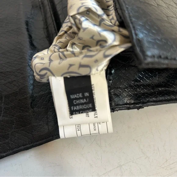 Guess women’s black animal print jewelled clutch - Picture 9 of 12